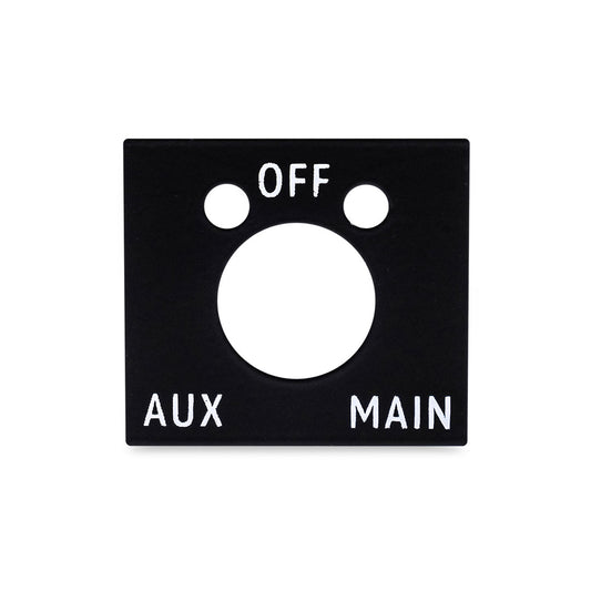 Manual Fuel Selector Tank Indicator Plate, 1966-77 Ford Bronco