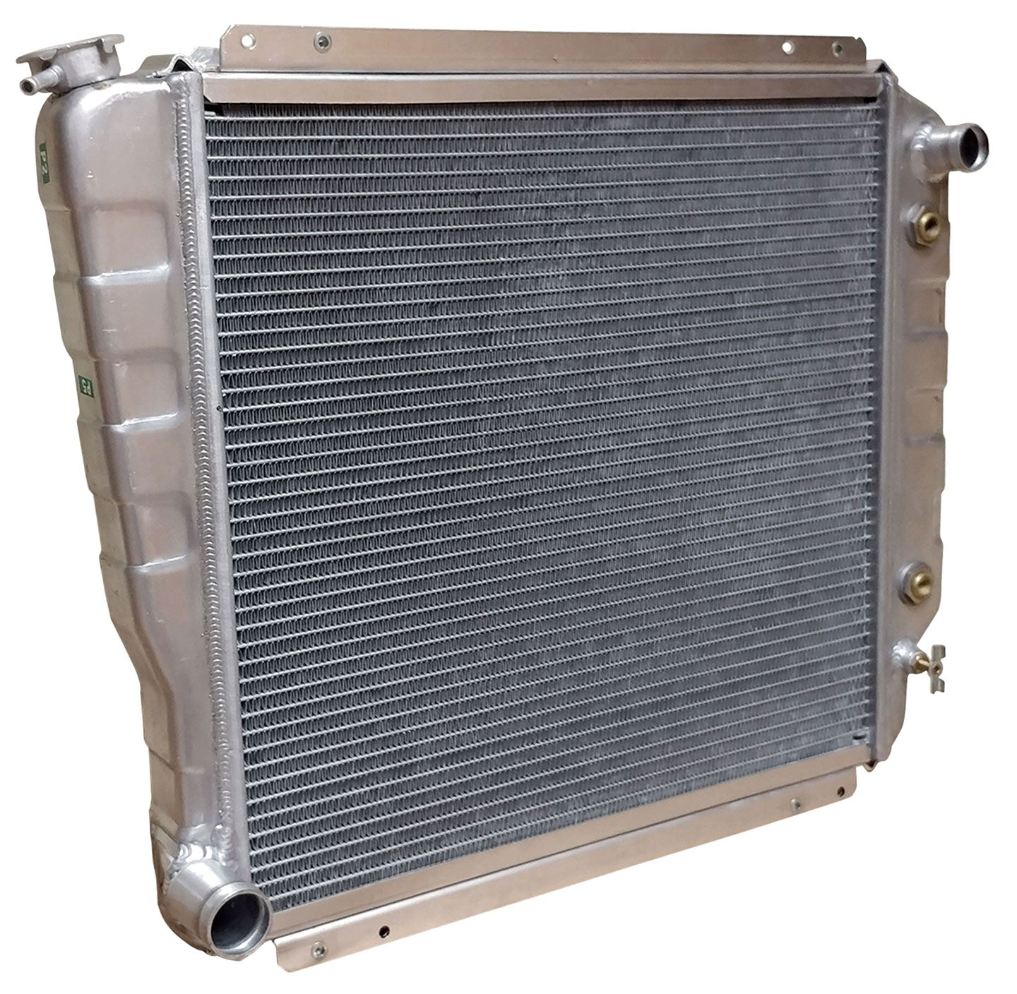 Reverse Flow 3-Core Aluminum Radiator for Early Bronco - SBF V8 w/EFI