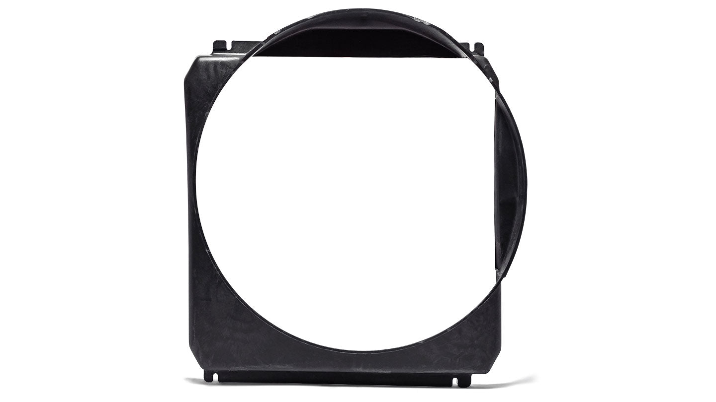 OE Style Radiator Fan Shroud - V-8, ABS Plastic