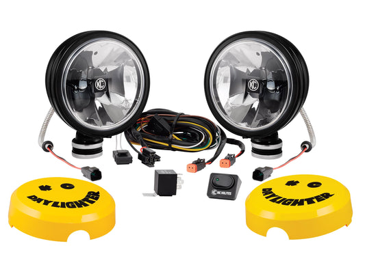 KC Hilites 653 LED Gravity Daylighters, Black w/Driving Beam 