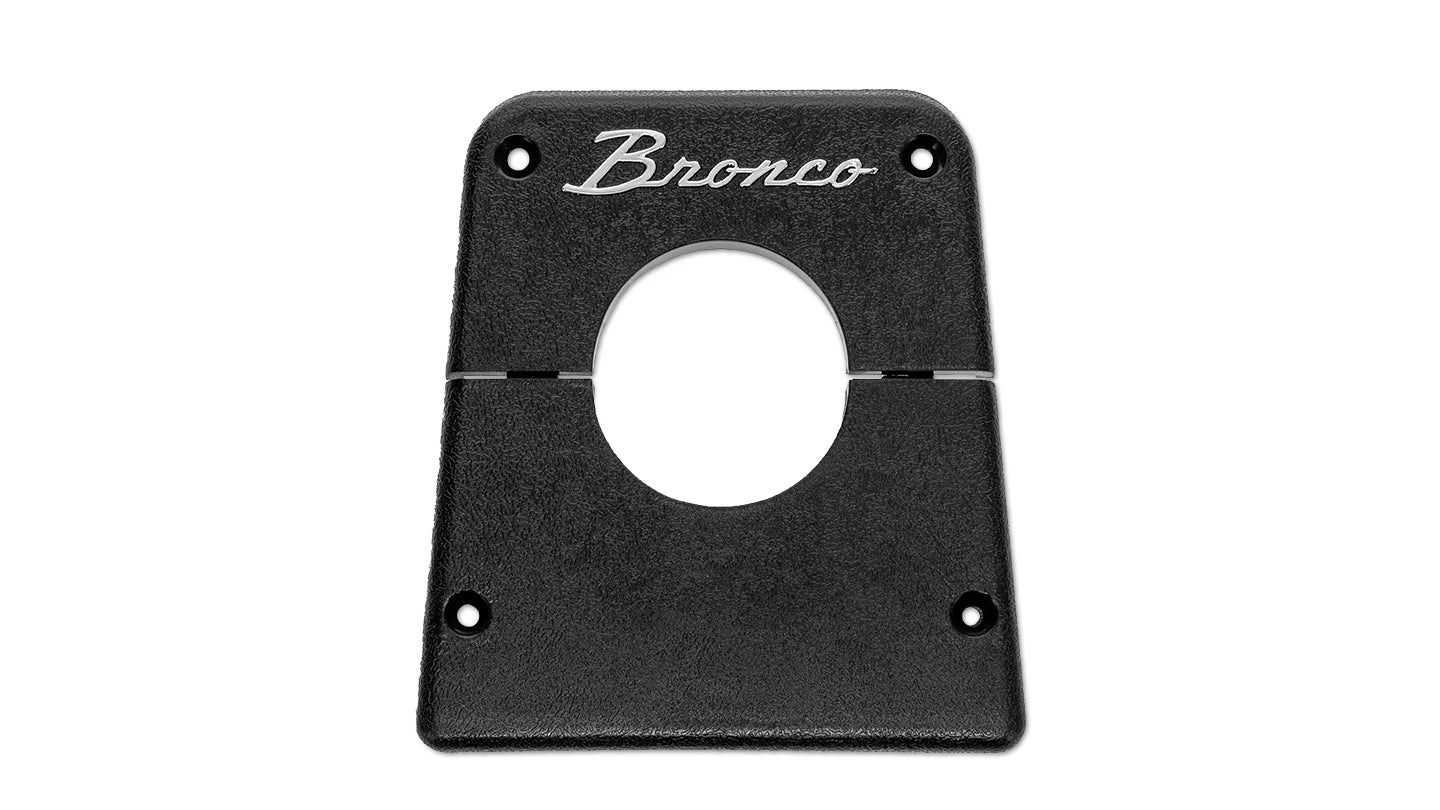 Steering Column Bezel - Black w/Bronco Script