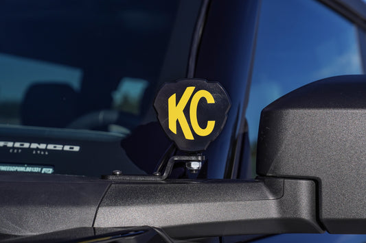 KC HiLItes Ditch Light Brackets for 6G Bronco