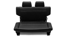 Premium Black Rear Fold & Tumble Seat w/ Brackets