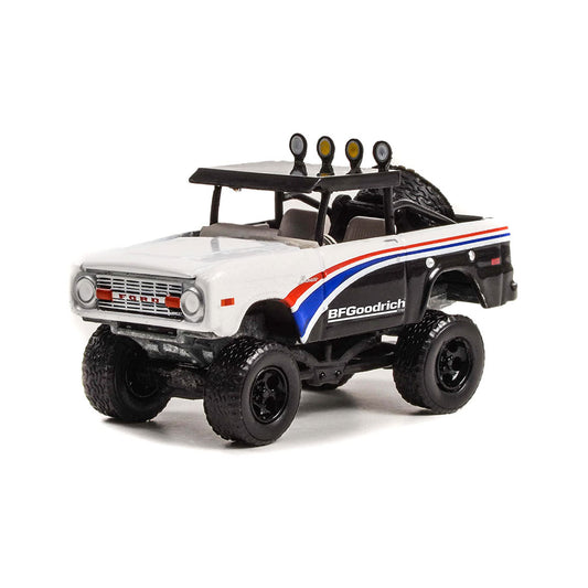 1969 Ford Bronco - BFG Baja Black & White, 1:64 Die Cast