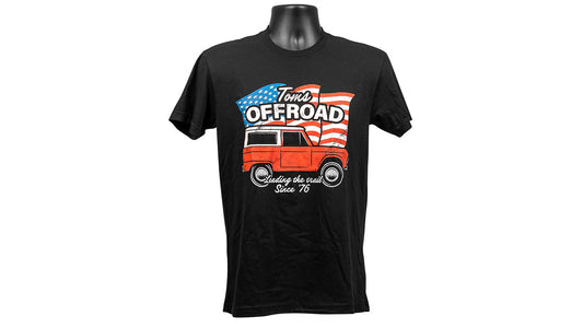 TOMS OFFROAD Patriotic Shirt - Black