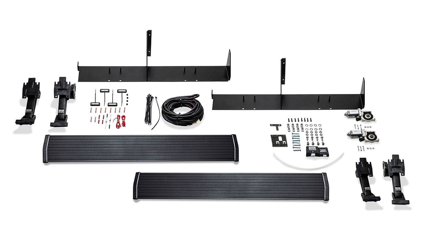 AMP PowerStep Kit with Custom Brackets, 1966-1977 Ford Bronco