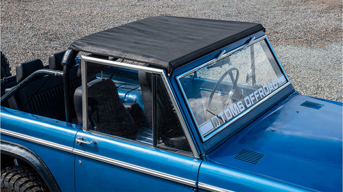 Interior Bar Top Skin, Standard Style Black Breezer, 66-77 Ford Bronco