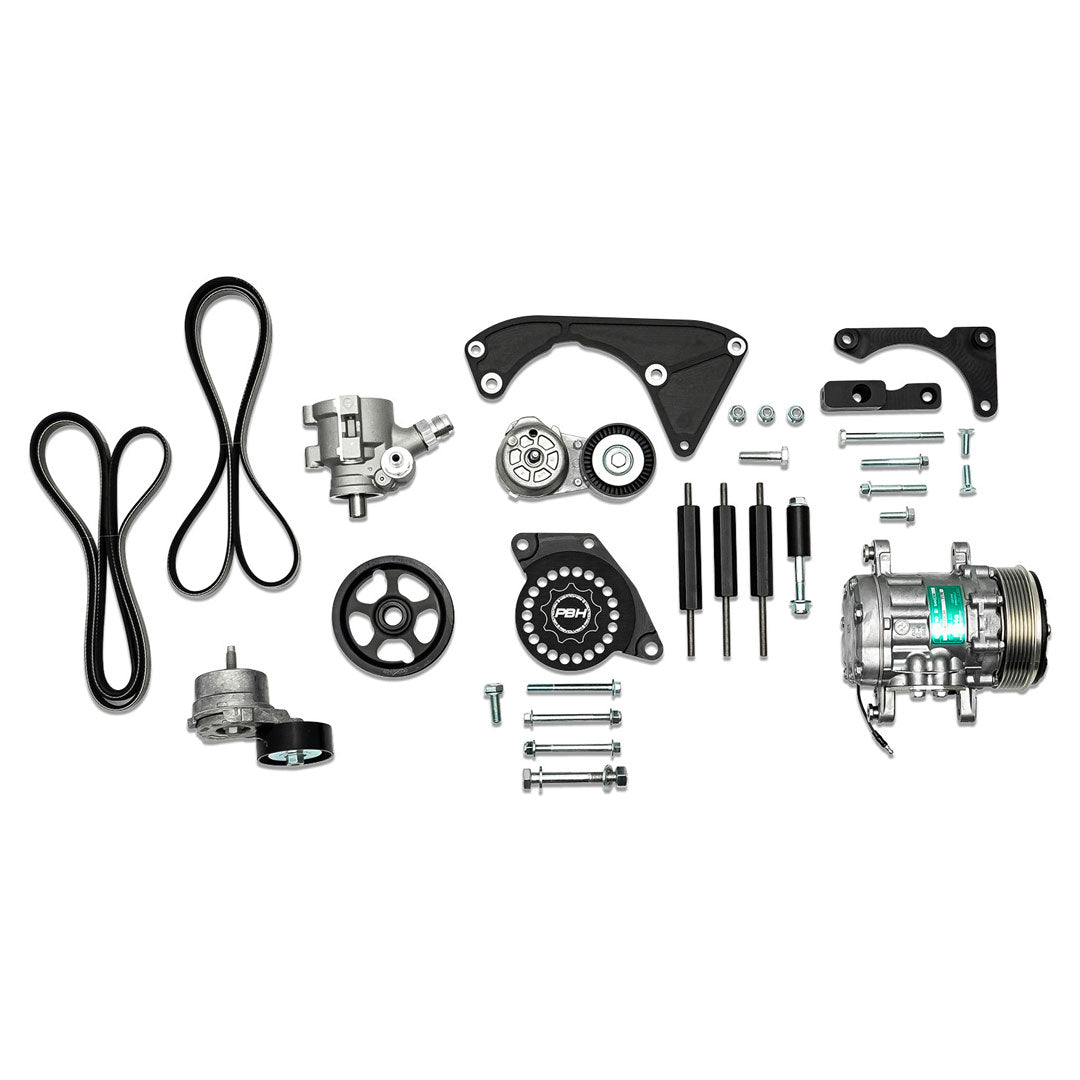 Coyote 5.0 Front Drive Kit with A/C, 1966-77 Ford Bronco