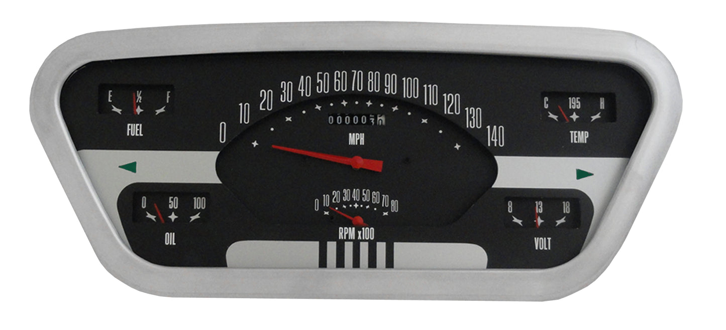 CLASSIC INSTRUMENTS Gauge Cluster - 53-55 Ford F100, OE Style