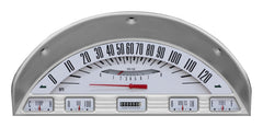 Classic Instruments Gauge Cluster, White, 1956 Ford Truck