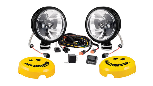 KC Hilites 651 LED Gravity Daylighters, Black w/Spot Beam