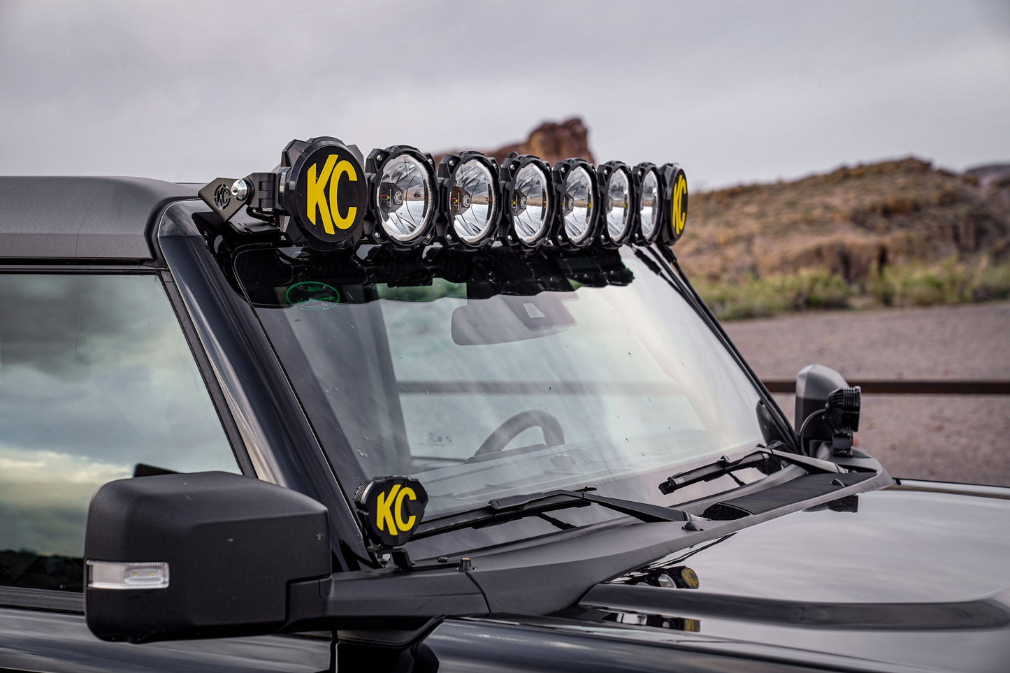 KC HiLites Gravity PRO6 LED 50" Light Bar Kit for 6G Bronco