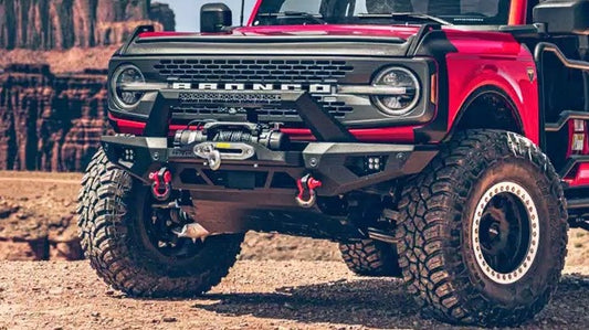 Steel Bender Winch Front Bumper by HAVOC Offroad