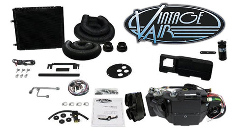 Vintage Air A/C Kit w/4 Vent Plenum & Moveable Vents - AC/Heat/Defrost, No Compressor w/ Universal Hoses, Builder Seies