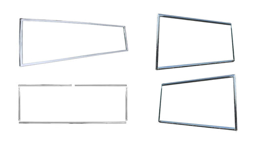 Hard Top & Windshield Chrome Kit