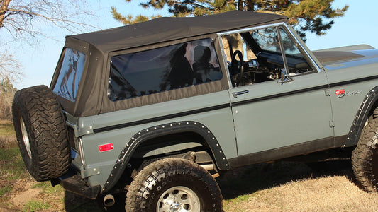 Vinyl Denim Soft Top - Black Diamond w/ Tinted Windows