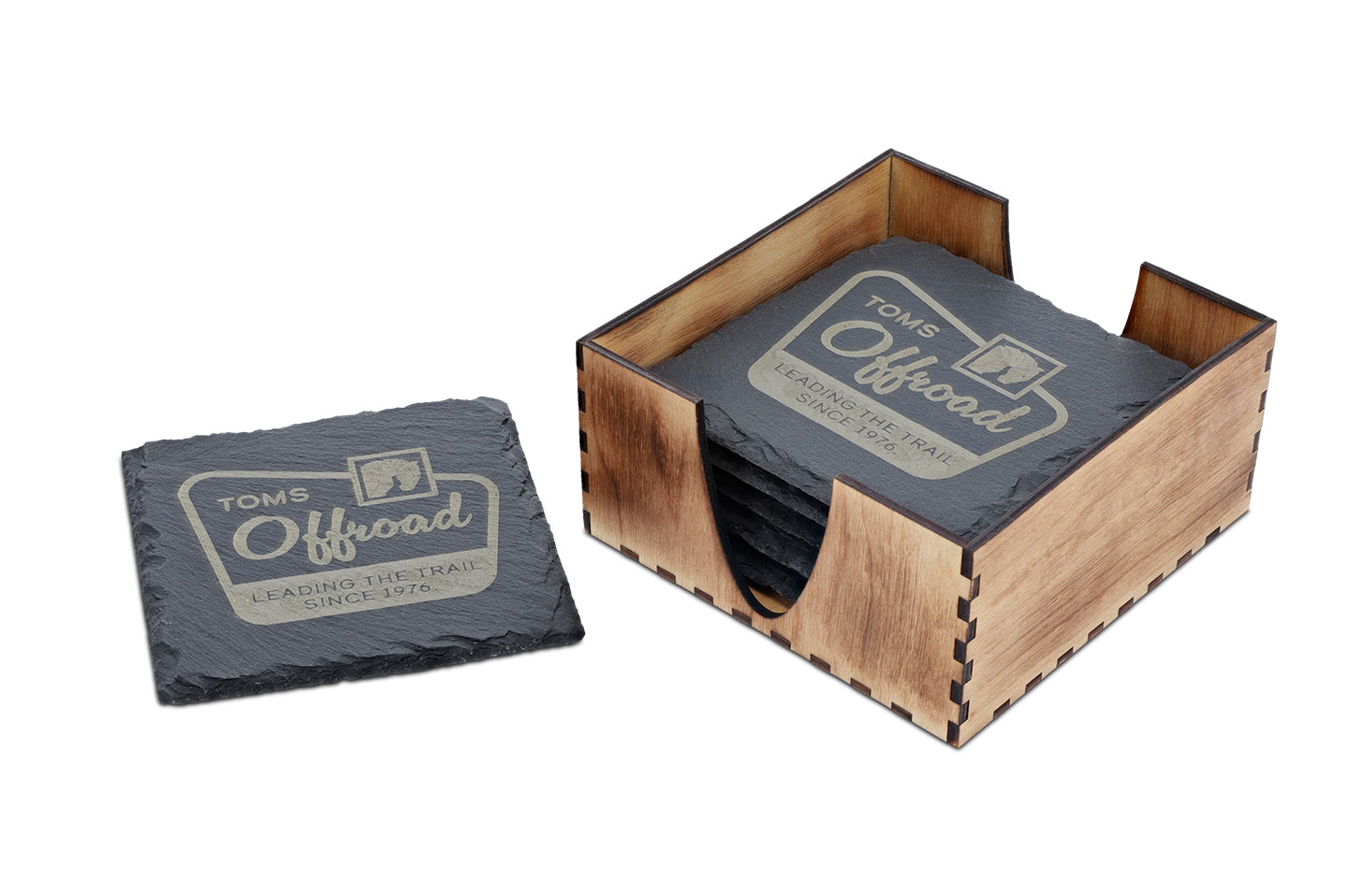 TOMS OFFROAD Coasters - Slate