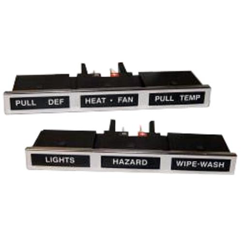 Dash Control Light Bars - 1973 Ford Bronco, pair