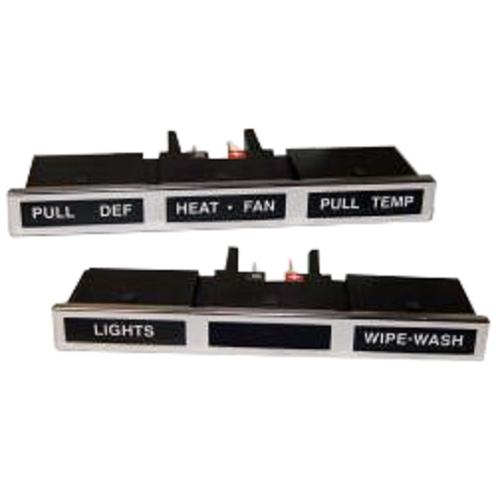 Dash Control Light Bars - 1974-77 Ford Bronco, pair