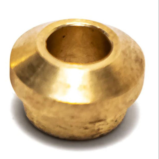 Brass ferrule with O-ring seal for steering box, side view