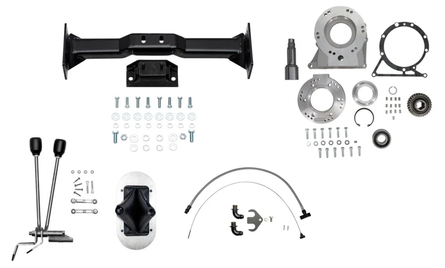 6R80 / 10R80 to Dana 20 Deluxe Adapter Kit, 1966-77 Ford Bronco