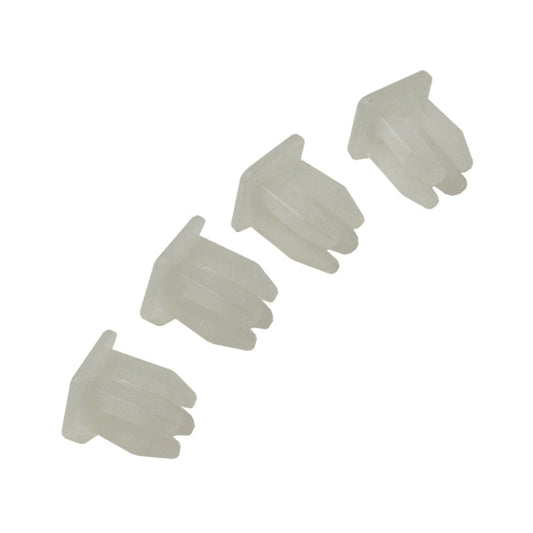 Four plastic insert nuts for 1967-79 Ford trucks and 1966-79 Broncos, front view