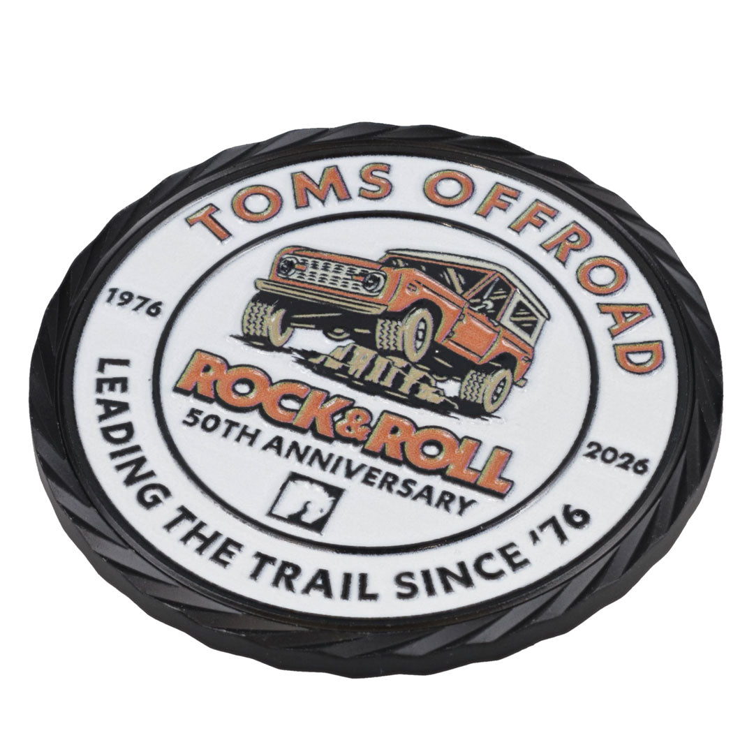TOMS OFFROAD Rock & Roll Challenge Coin 2026