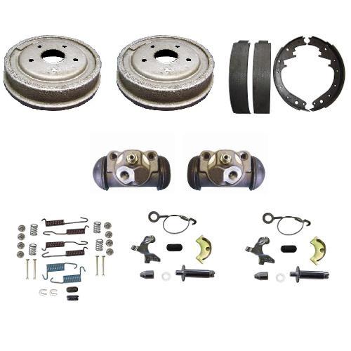 Rear Drum Brake Rebuild Kit - 11'', Big Bearing, 76-77