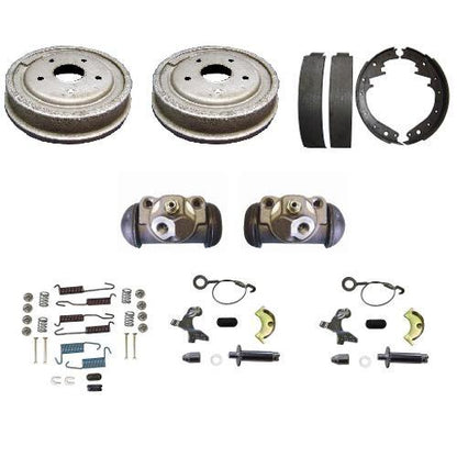 Rear Drum Brake Rebuild Kit - 11'', Big Bearing, 76-77