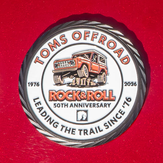 TOMS OFFROAD Rock & Roll Challenge Coin 2026