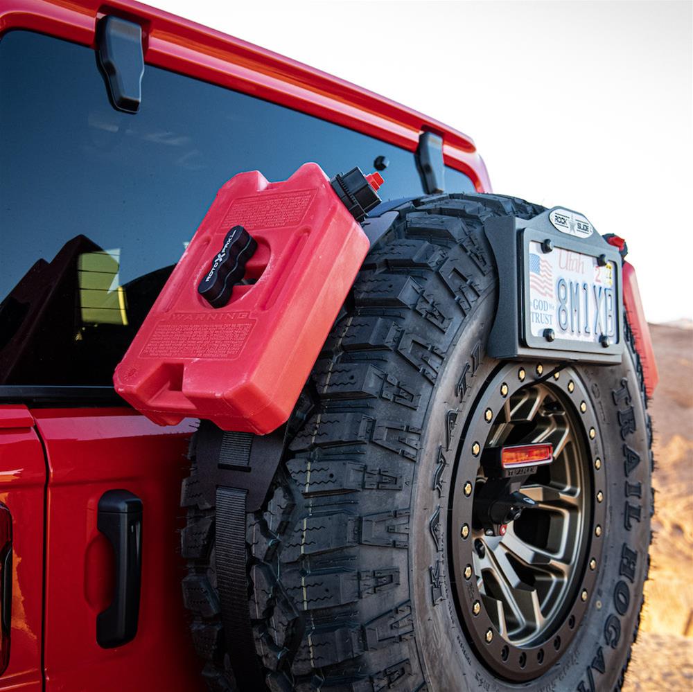 Rock Slide Universal Spare Tire Storage Rack