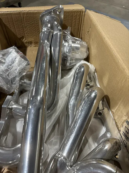 Ceramic Coated Short Tube Headers, 1966-77 Ford Bronco, BLEM AA