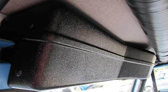 Black Wiper Cover for TOMS OFFROAD & Rampage Soft Tops, 1966-77 Ford Bronco -  BLEM AA-1 Ramp