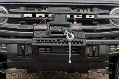High Winch Mount w/9500S Winch, 2021+ Ford Bronco