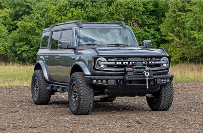 High Winch Mount w/9500S Winch, 2021+ Ford Bronco