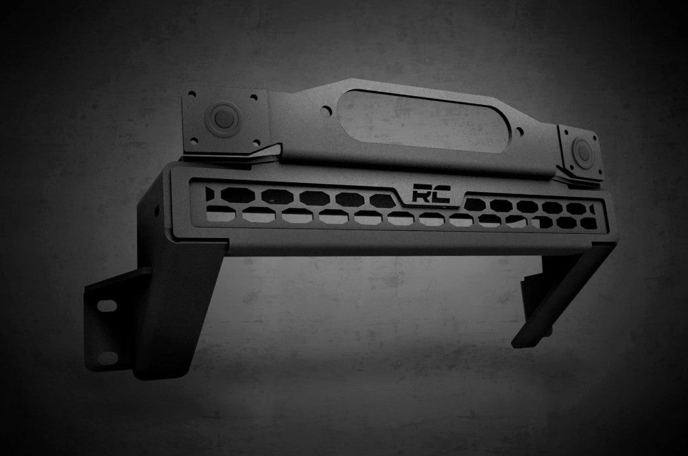 High Winch Mount w/12000S Winch, 2021+ Ford Bronco