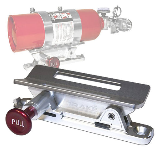 Silver Quick Release Fire Extinguisher Roll Bar Mount