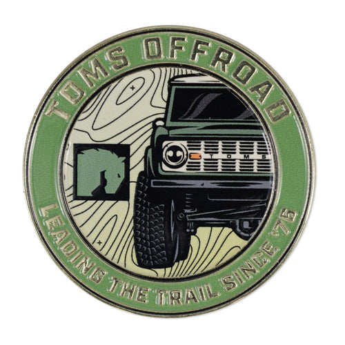 TOMS OFFROAD Limited Edition Coin - Topo