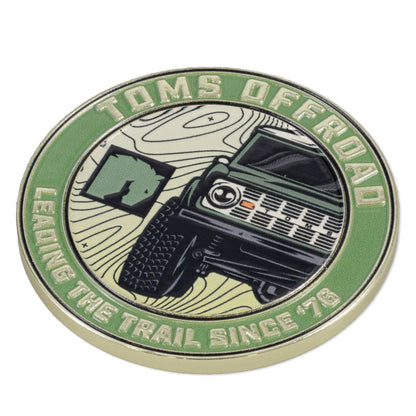 TOMS OFFROAD Limited Edition Coin - Topo