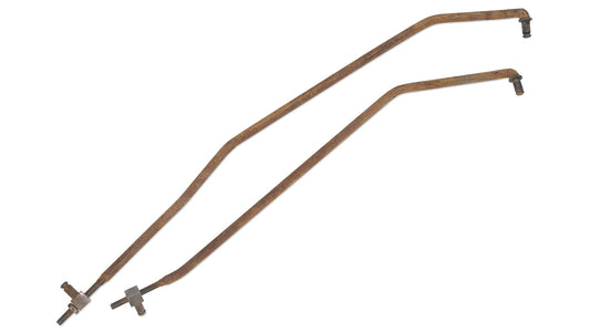 Used bronze column shift rods with threaded ends, side view