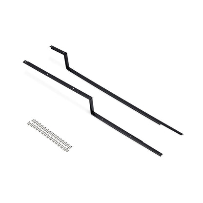 Carpet Hold Down Strips - Driver & Passenger, Polished Stainless Steel or Black EDP