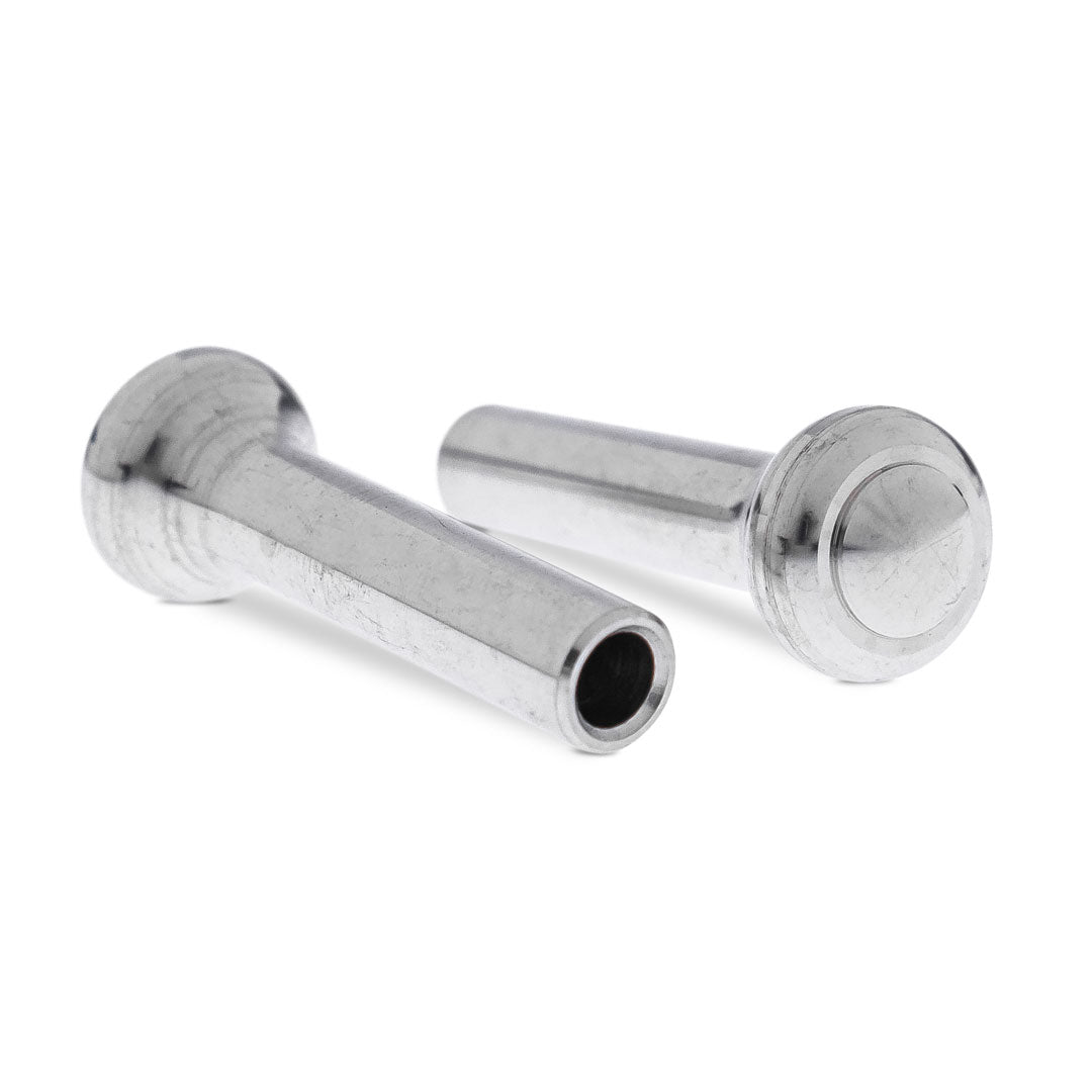 Aluminum Door Lock Knobs, Pair, 1968-77 Ford Bronco