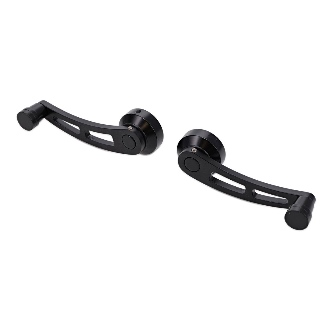 Black Billet Aluminum Window Handles