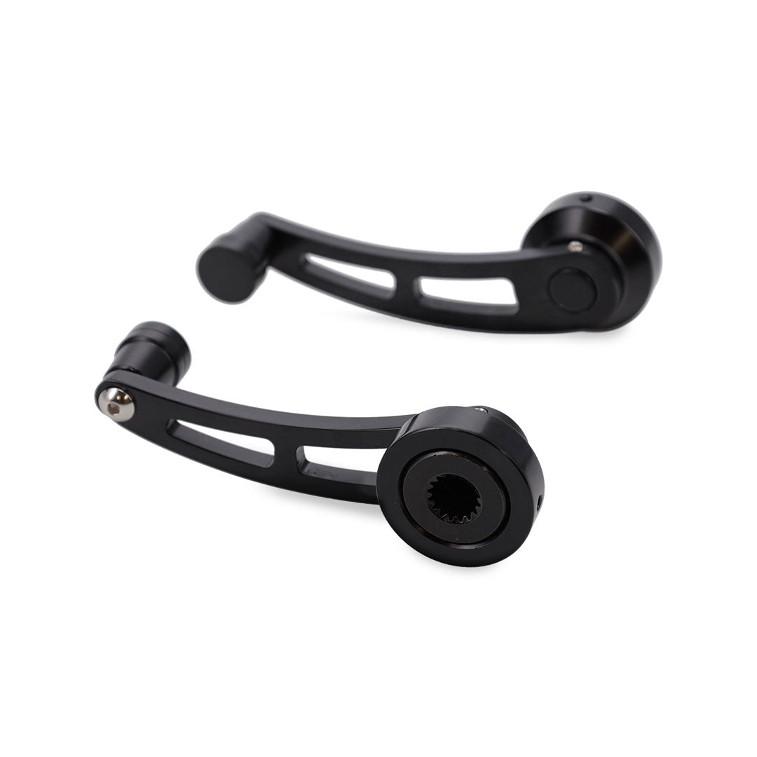 Black Billet Aluminum Window Handles