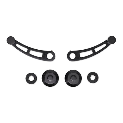Black Billet Aluminum Window Handles