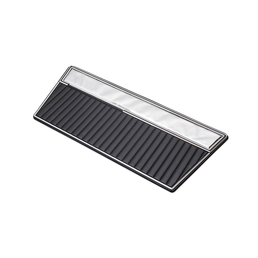 Door Panels, Deluxe, Black w/Mylar, Pair, 1968-77 Ford Bronco