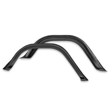 Ultra-Flex Bronco Fender Flares, FRONT ONLY Smooth Black