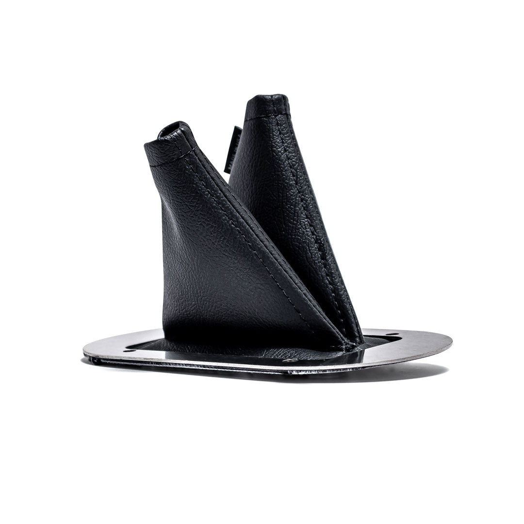 Synthetic Leather Twin Stick Shifter Boot with Retainer, 1966-77 Ford Bronco