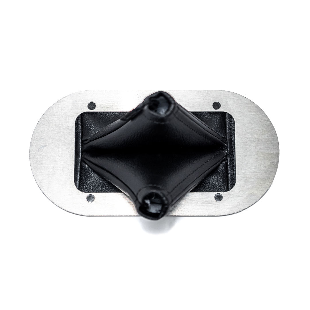 Synthetic Leather Twin Stick Shifter Boot with Retainer, 1966-77 Ford Bronco