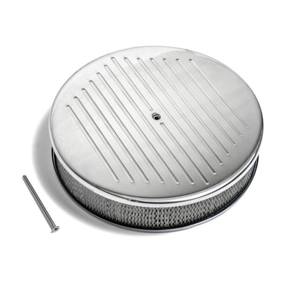 Polished Aluminum Low Profile Air Cleaner, 1966-77 Ford Bronco